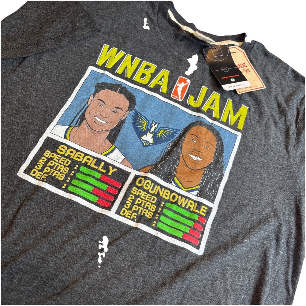 Homage Shirt NWT WNBA Jam Sabally Vs. Ogunbowale‎ Size Medium NEW!